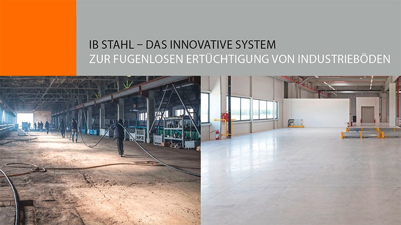 quick-mix - Produkteinführung IB Stahl, Das innovative Sanierungs-System